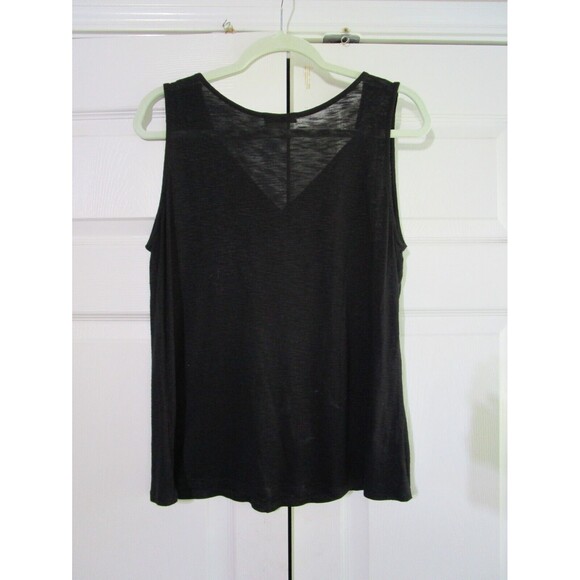Cha Cha Vents Womens Tank Top Blouse Size S Black - Picture 7 of 11
